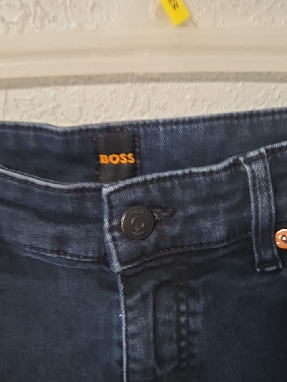 BOSS Hugo Boss Slim Straight Jeans Dark Blue Size 33x30" [1456] - Picture 3 of 9